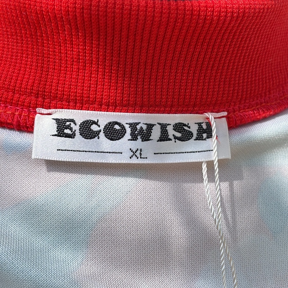ECOWISH Women's Casual Floral Zip Up Bomber Jacket - Picture 6 of 9